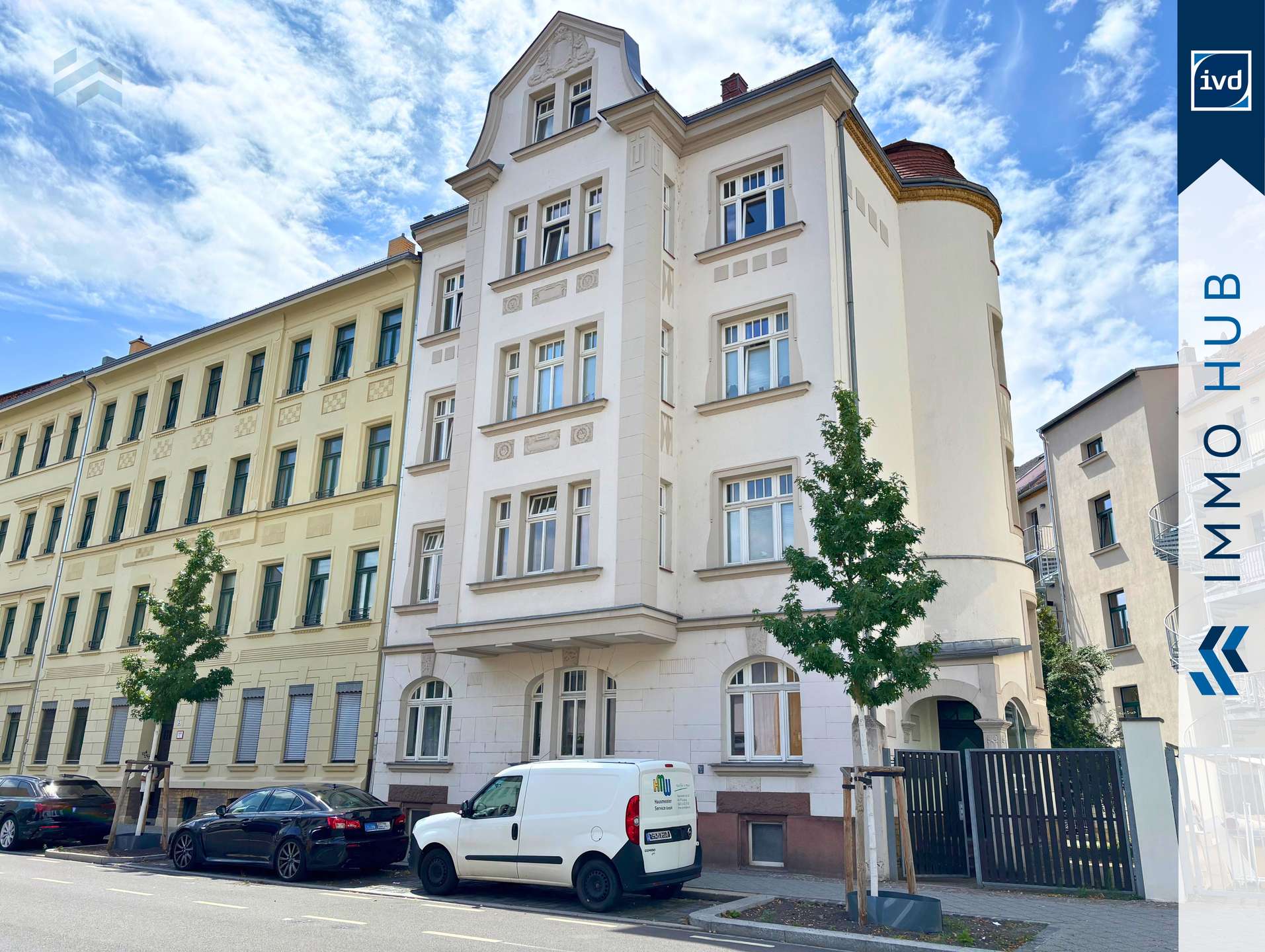 4-Zimmer-Altbau mit Balkon in Leipzig